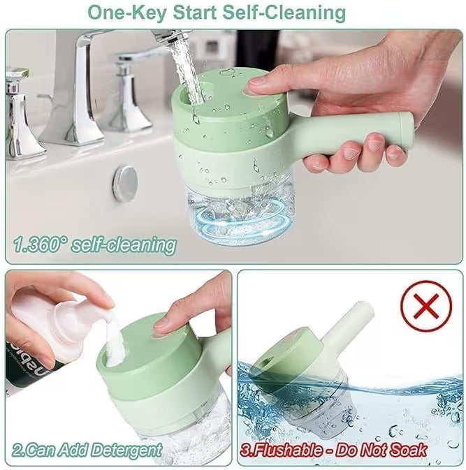 4 in 1 Portable Electric Vegetable Cutter Set