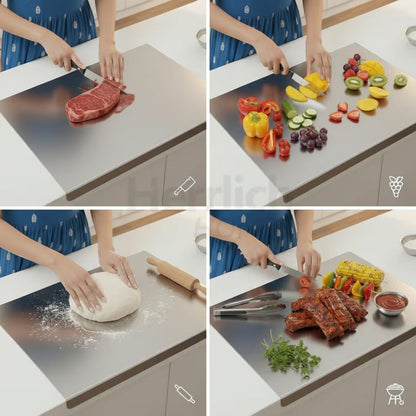 Stainless Steel Chopping Board (35x31cm)