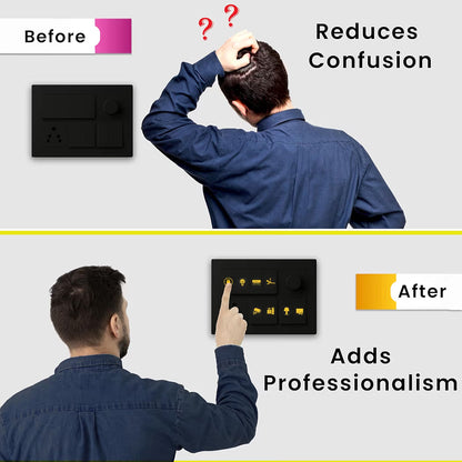 Gold Switch Stickers