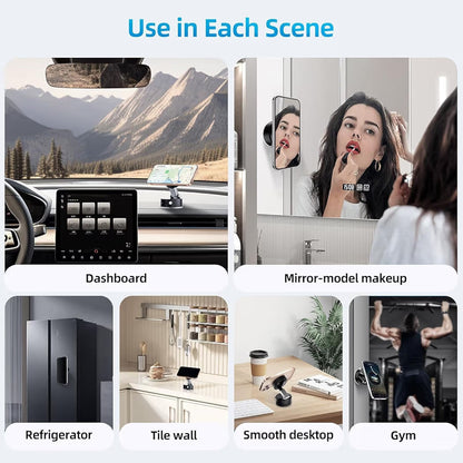 Vacuum Magnetic Suction Phone Holder